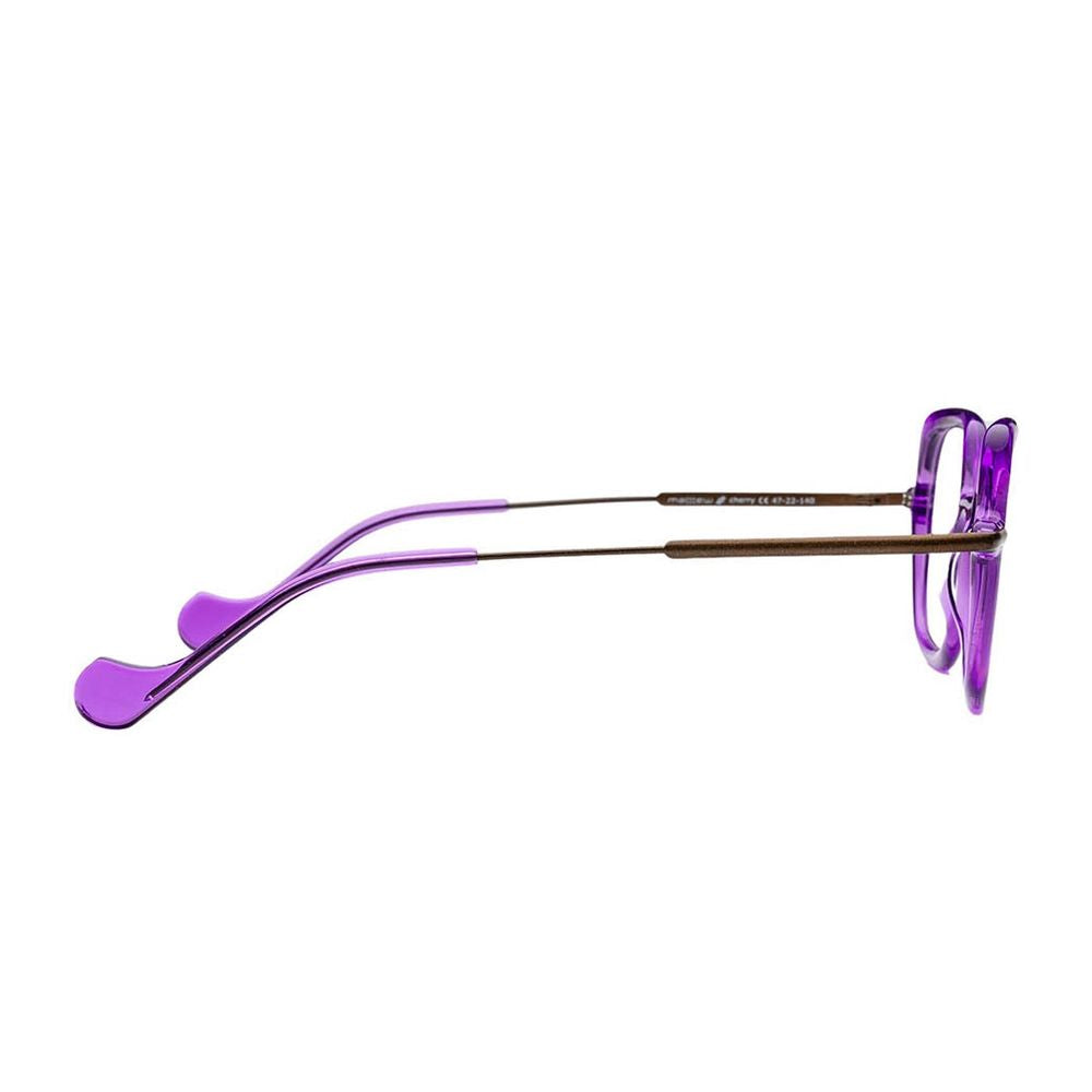 Cherry Geometric Square Eyewear