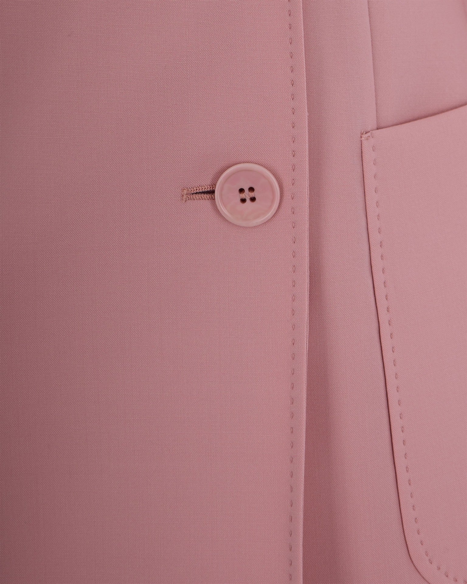 Double-Breasted Blazer in Dusty Pink