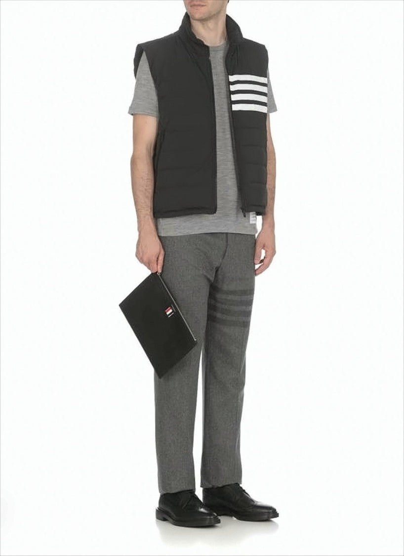 Heathered Grey Short-Sleeve T-Shirt with Tailored Fit