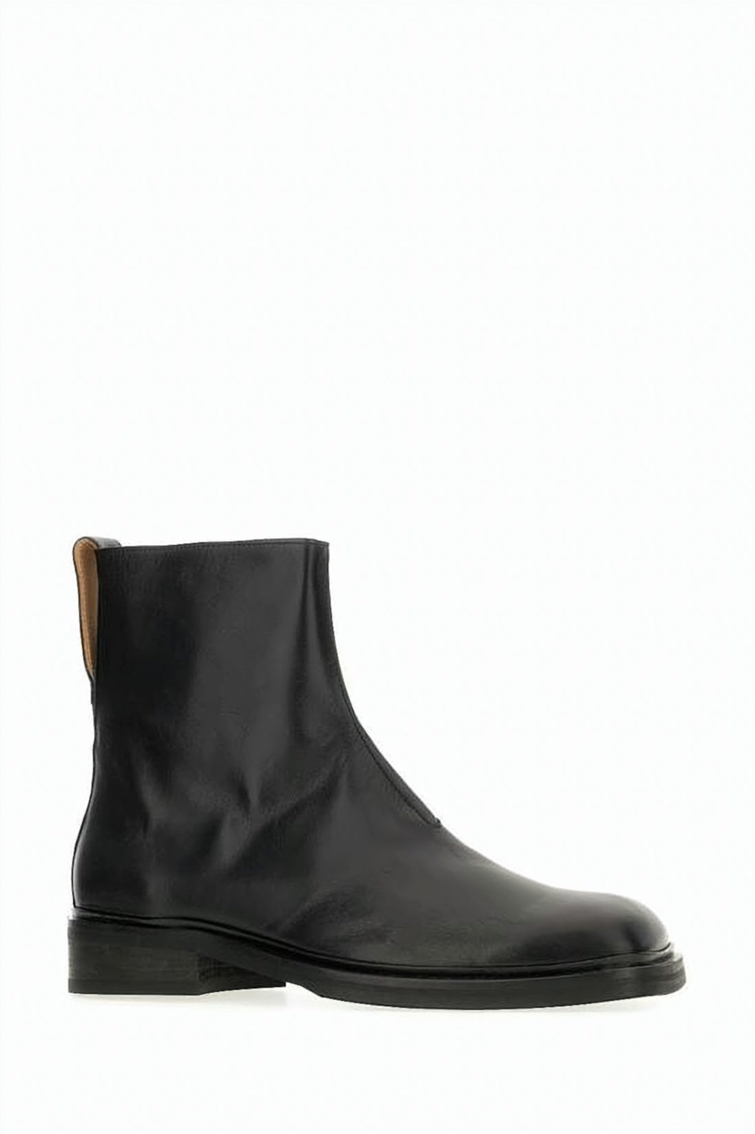 Minimalist Lace-Up Boots with Suede Upper