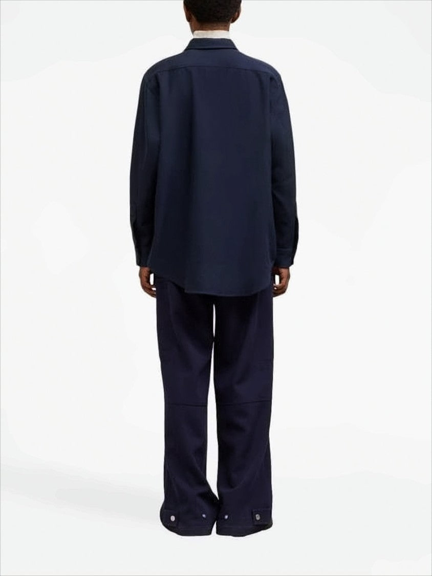 Structured Wool Jacket with Classic Collar