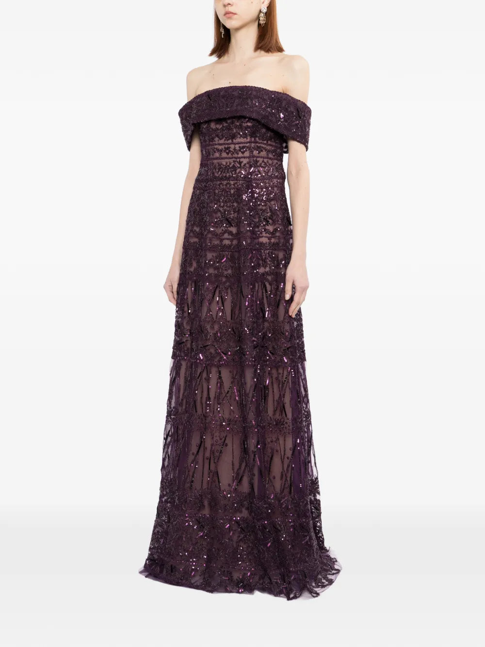 Beaded Tulle Dress