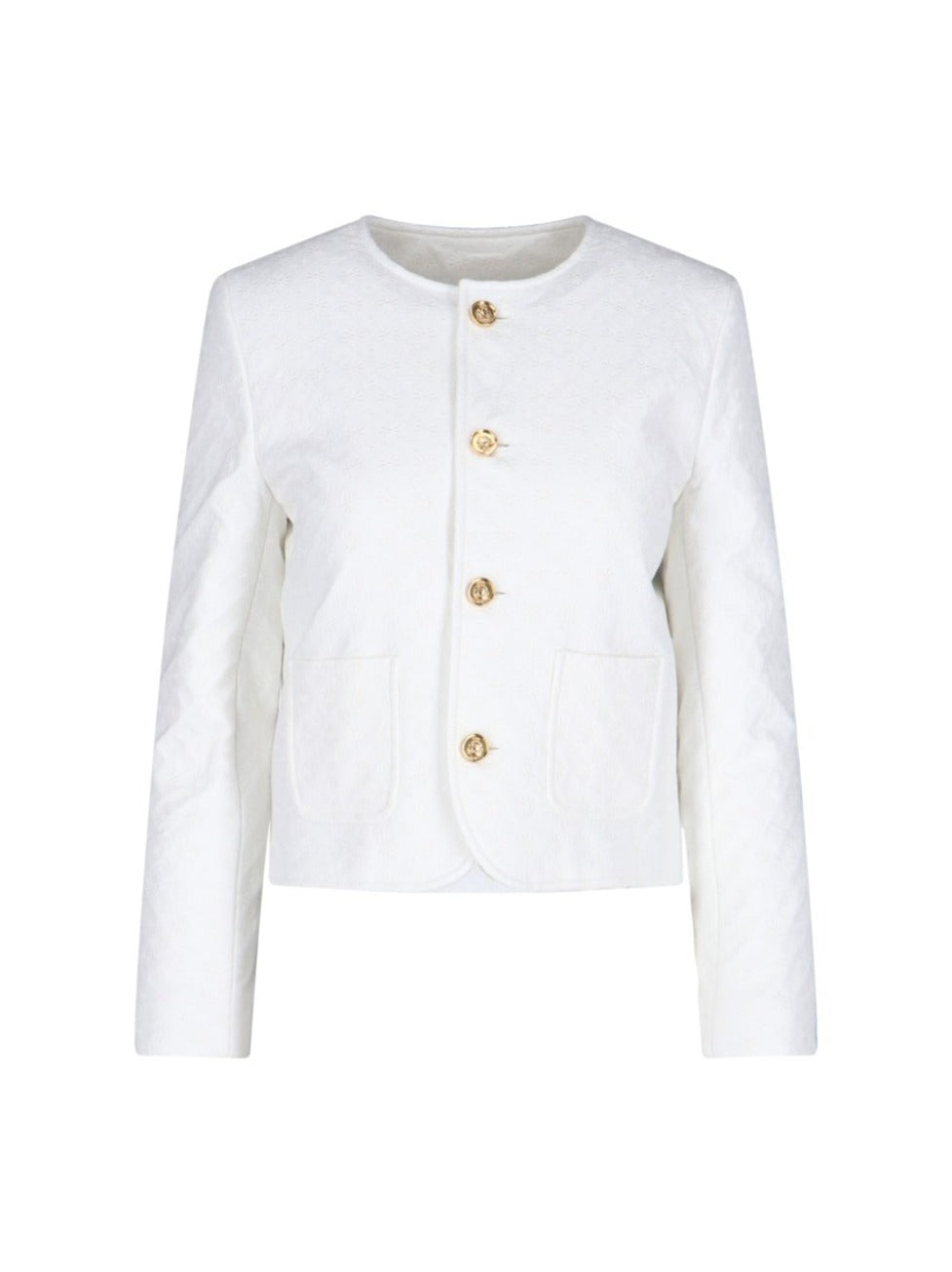 "Chelsea" Quilted Jacket White