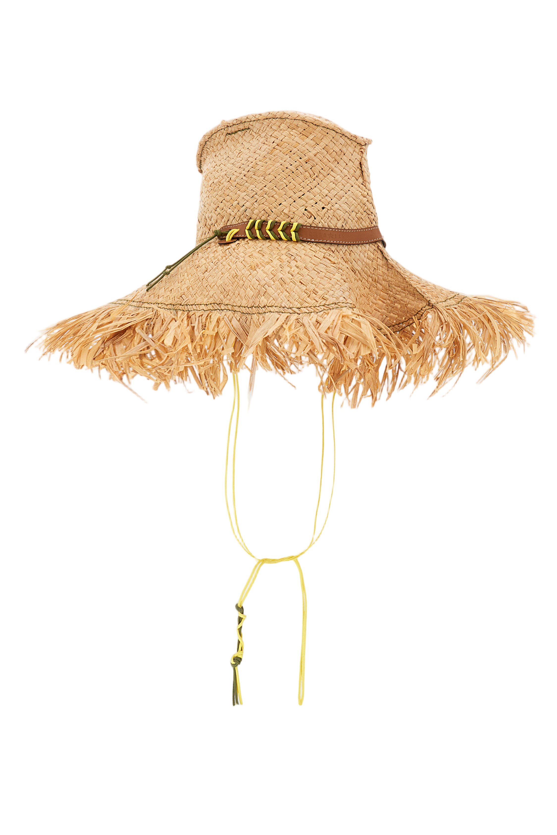 Beige Raffia Hat