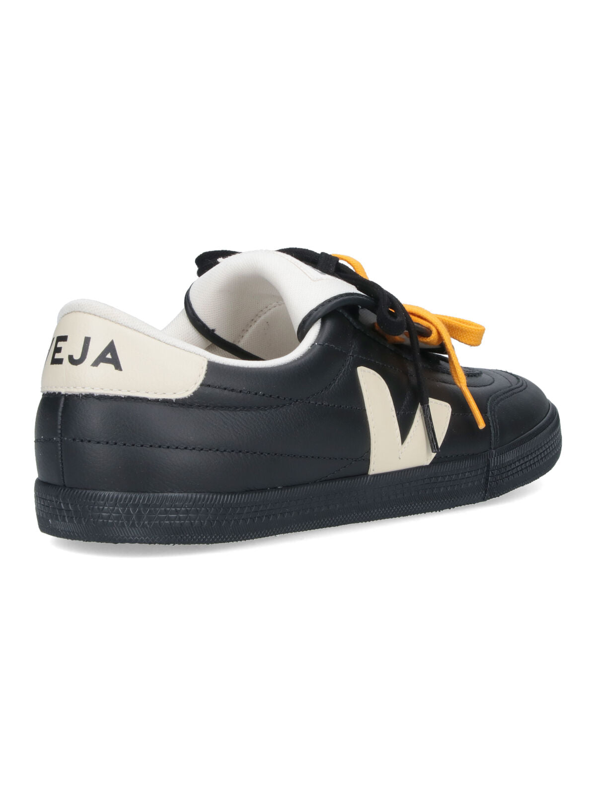 Black Panenka Leather Low-Top Sneakers