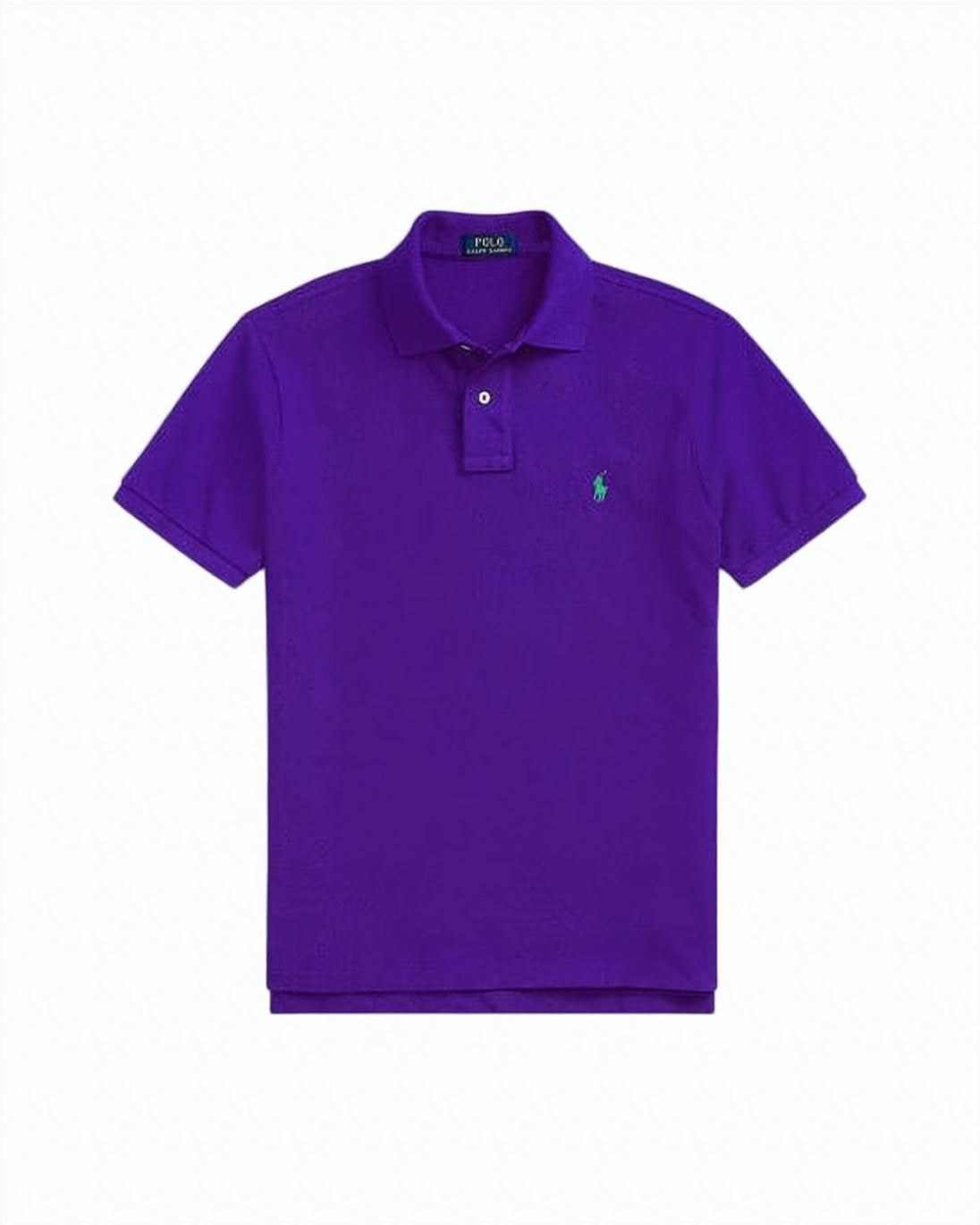 Short-Sleeve Polo Shirt with Traditional Collar