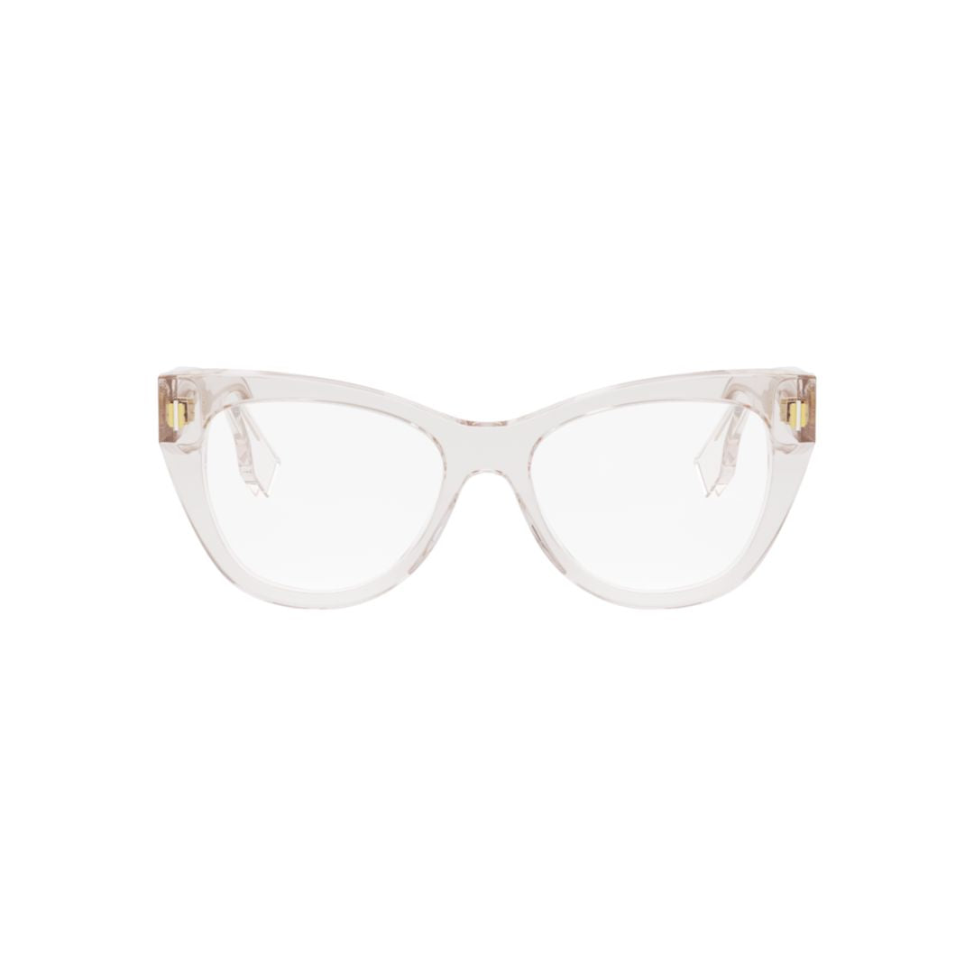 Fe50086i Translucent Acetate Cat-Eye Eyeglasses