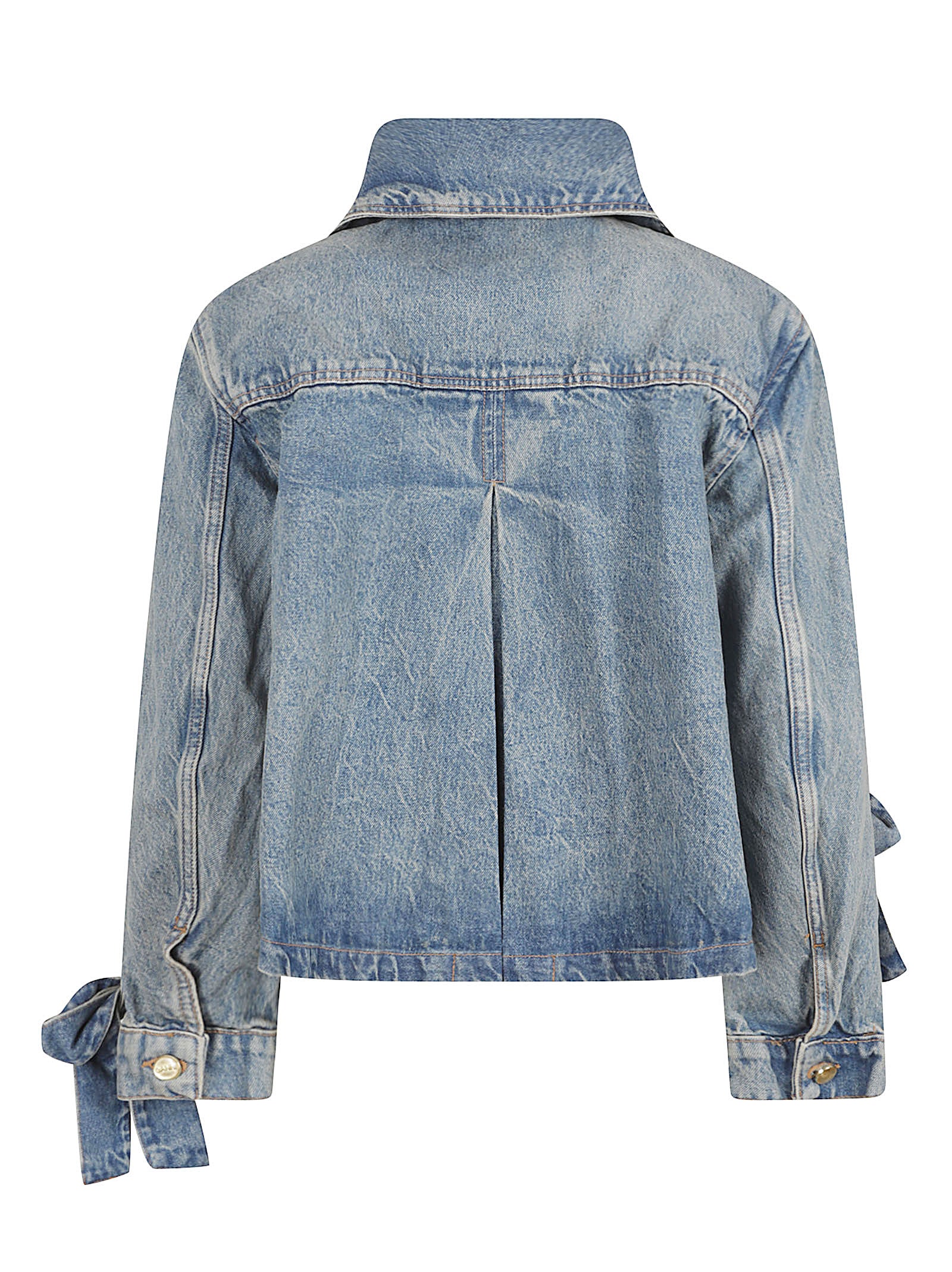 Cropped Light Blue Denim Jacket