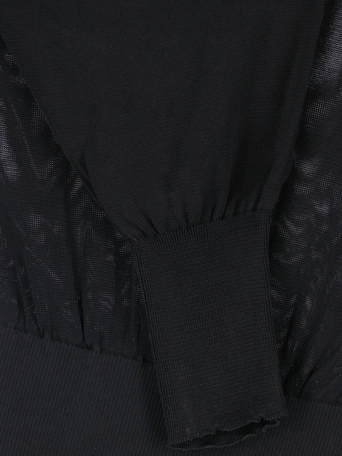 Black Strapless Voluminous Harem Dress