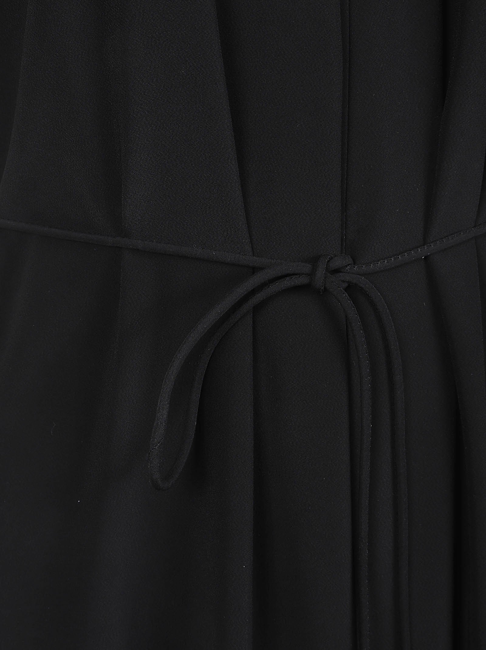 Black Maxi Dress with Halter Neckline