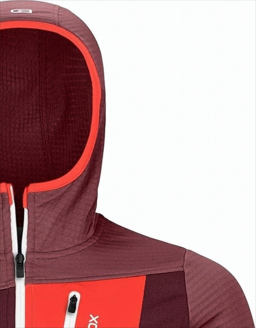 Fitted Long-Sleeve Top with Hood