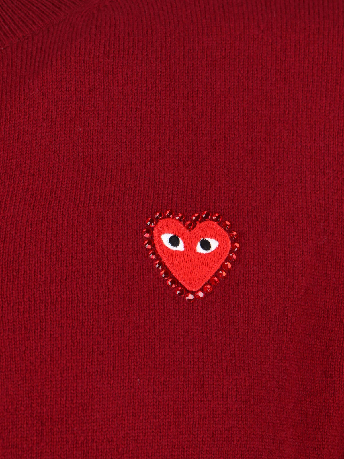Logo Cardigan Red