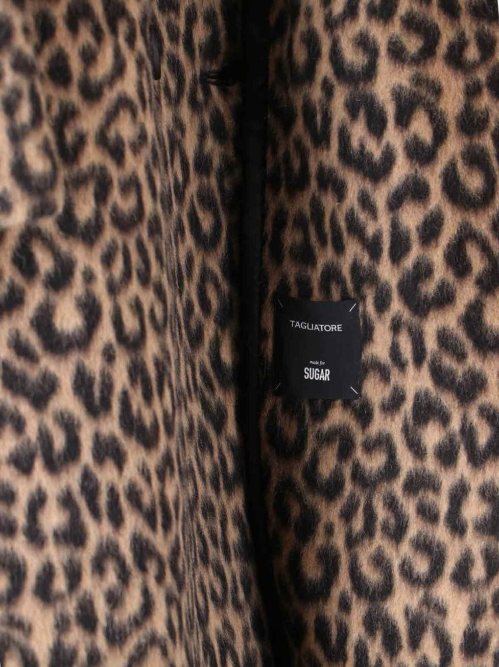Jole Coat Midi Double-Breasted – Brown Animalier