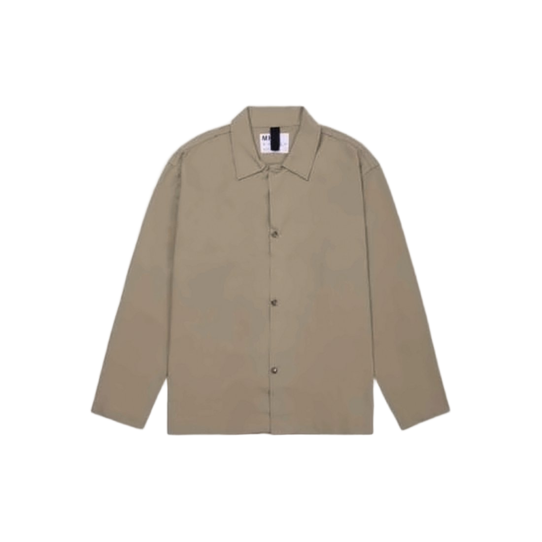 Long-Sleeve Cotton Shirt with Classic Collar