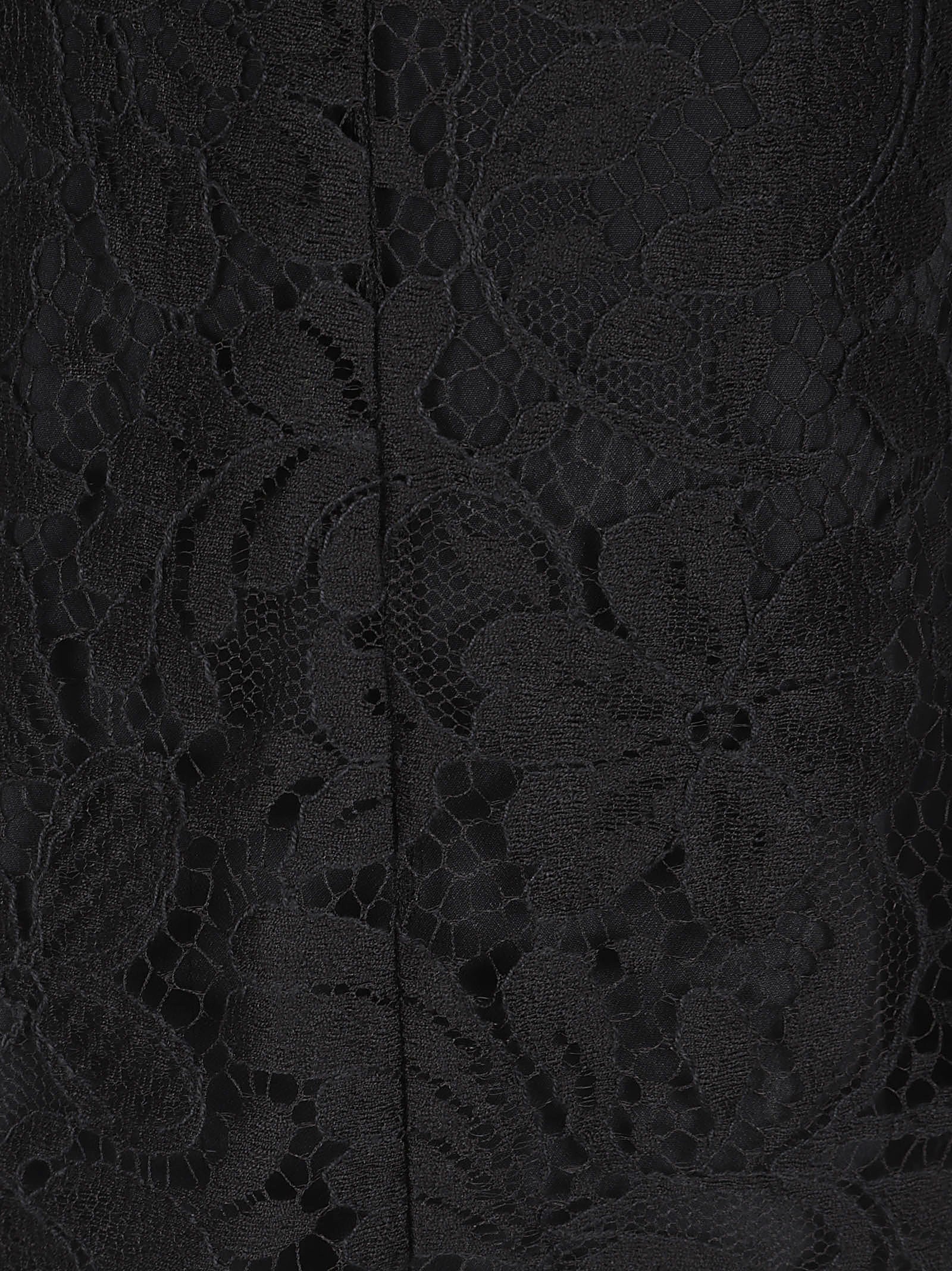 Knee-Length Skirt with Scalloped Hem