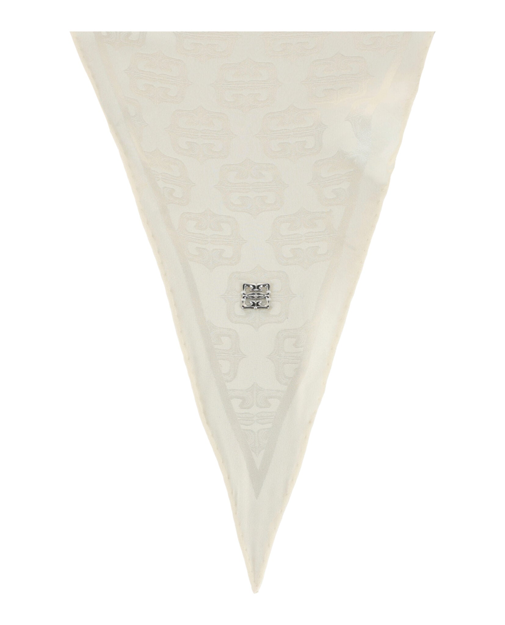 Silk Logo Print Scarf