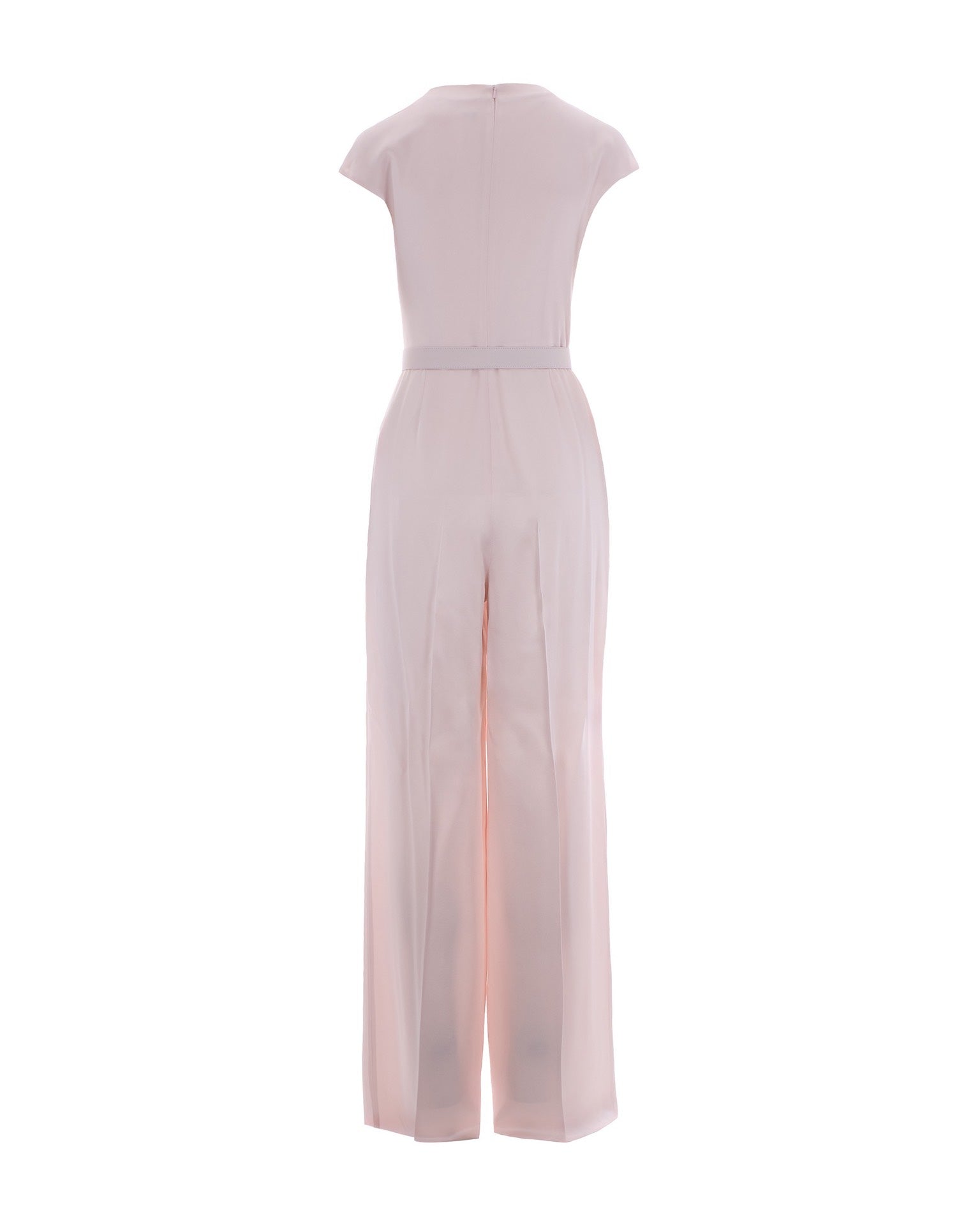 Pink Envers Satin Jumpsuit