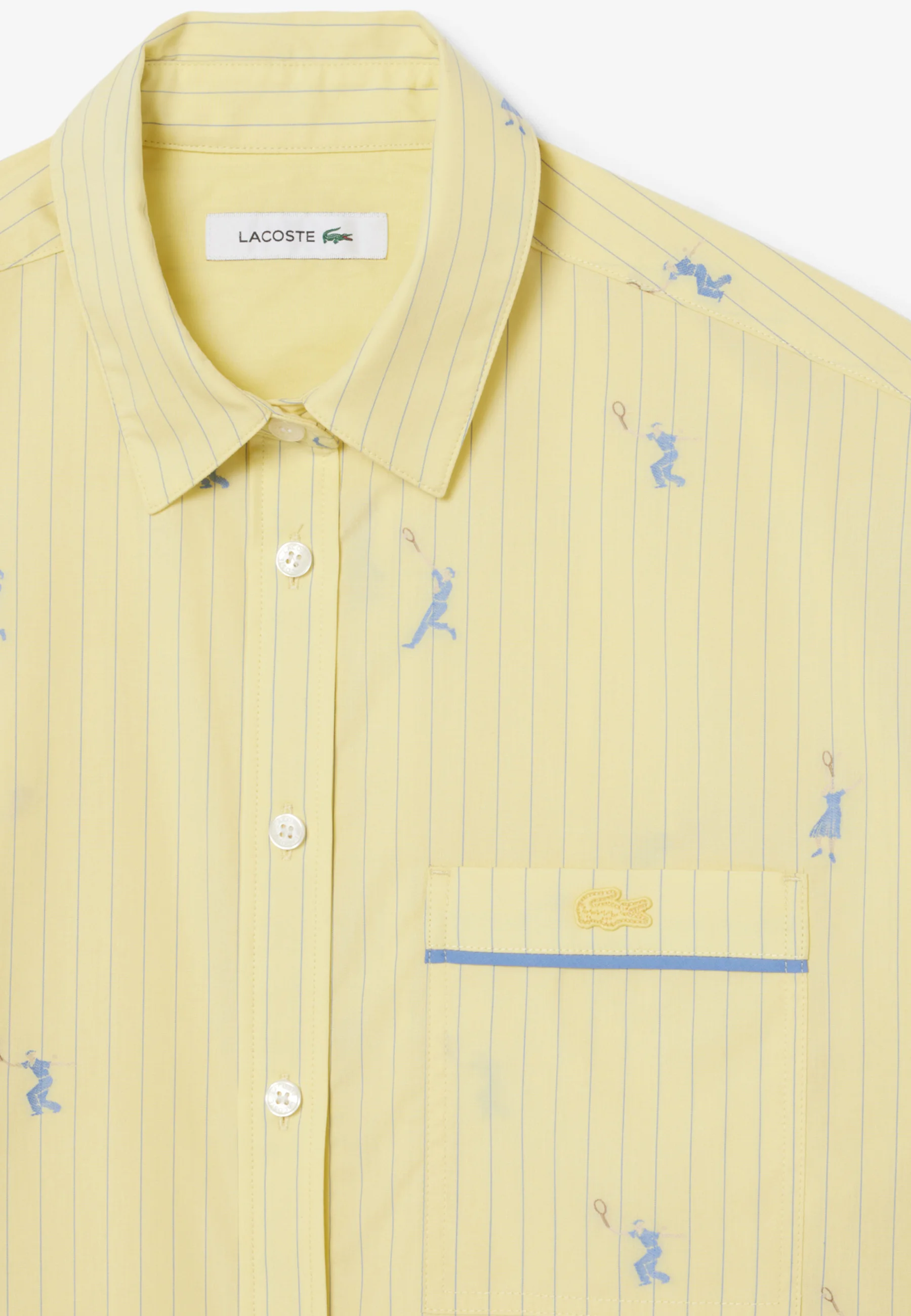 Yellow Monogram Jacquard Oversized Shirt