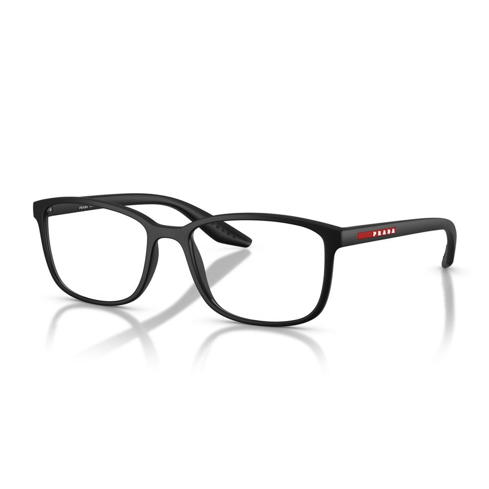 Ps 07Rv Matte Black Rectangular Sunglasses