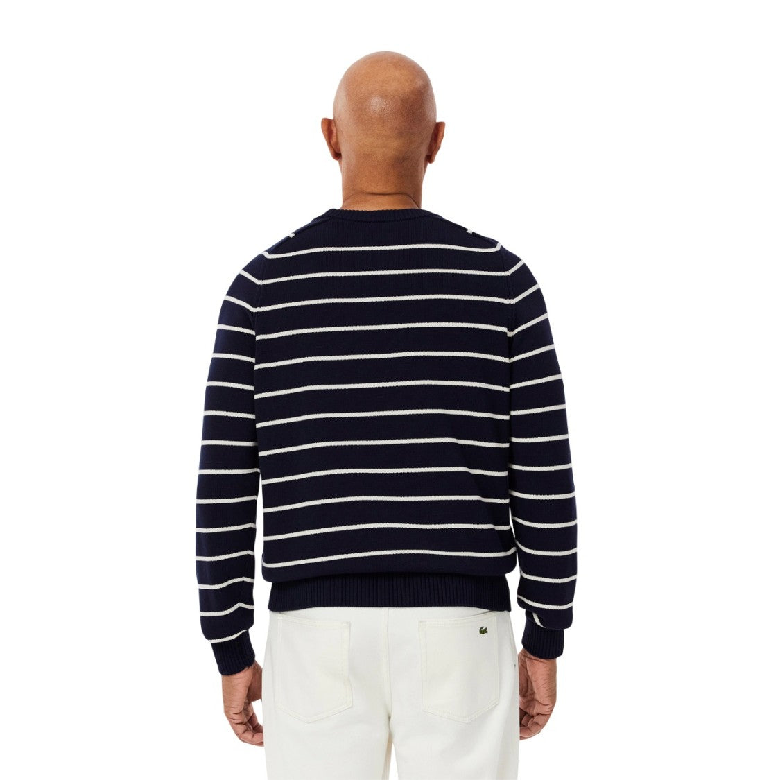 Sailor-Style Striped Pullover In Seamless Jersey