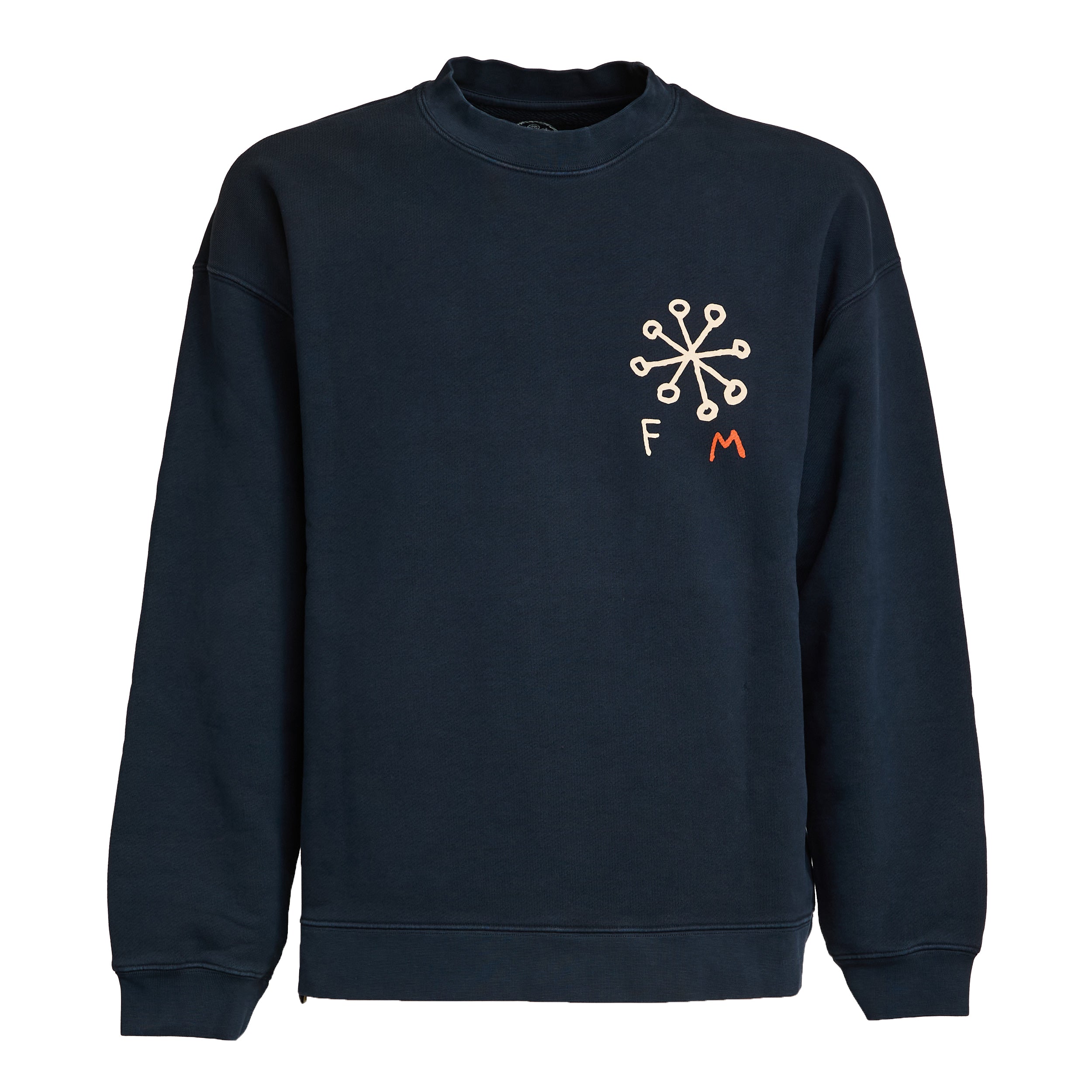 Crew Neck Bakin-One Sweater with Long Sleeves