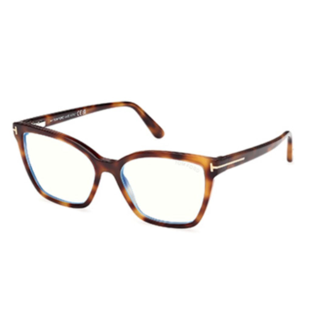 Ft5812-B Rectangular Tortoiseshell Eyeglasses