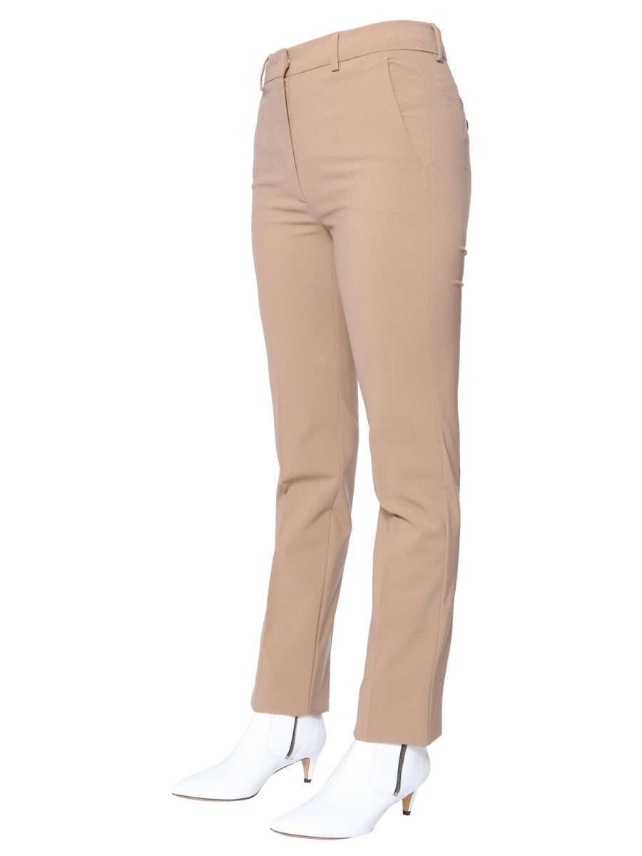 Tailored Straight-Leg Narvel Pants With Polished Finish