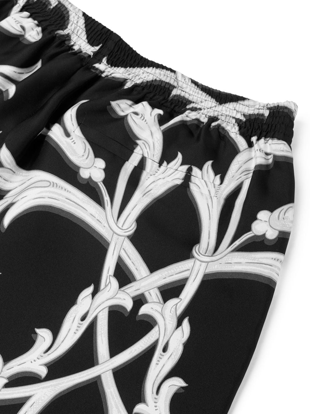 Knee-Length Silk Shorts