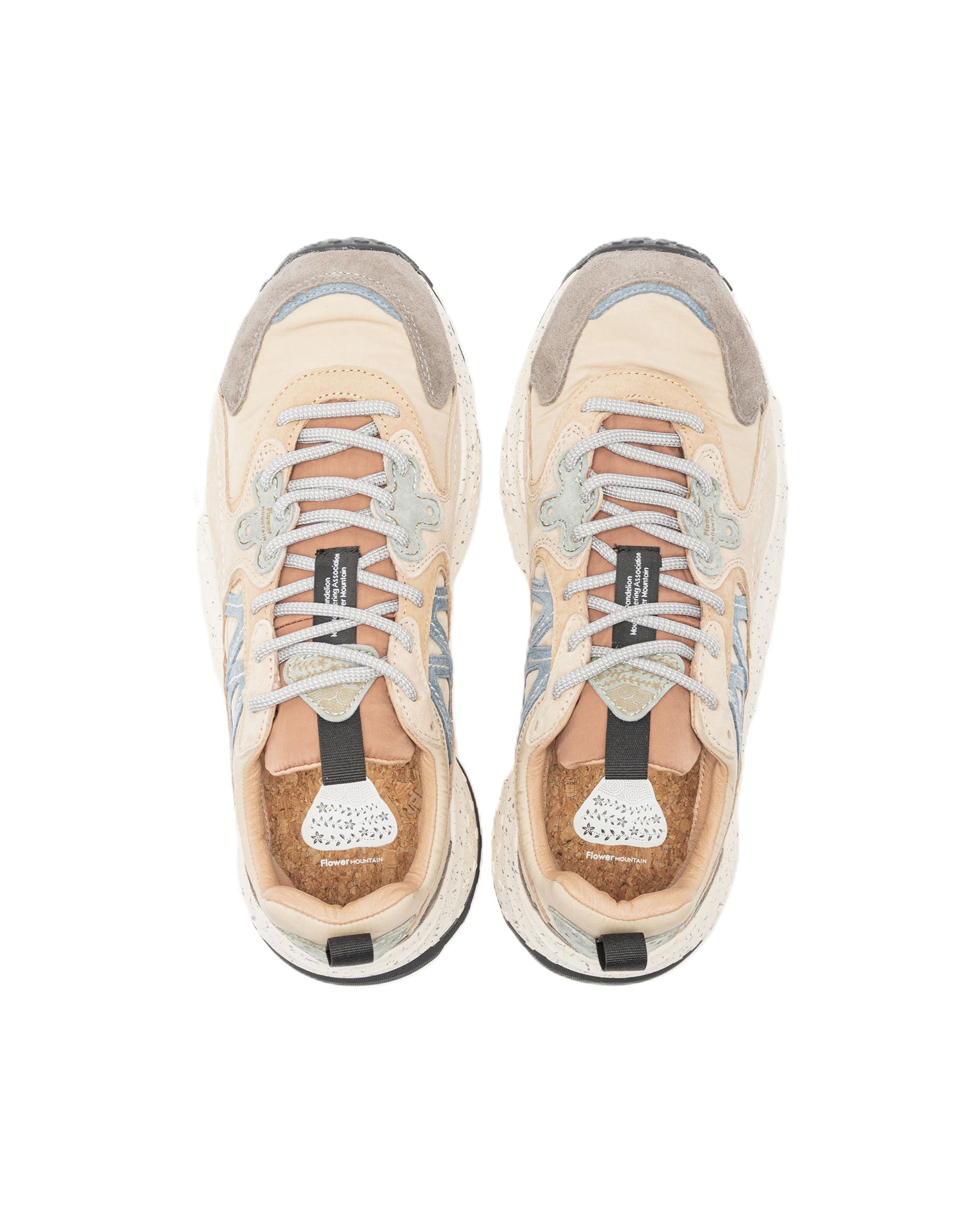 Bicolor Gray Suede Sneakers