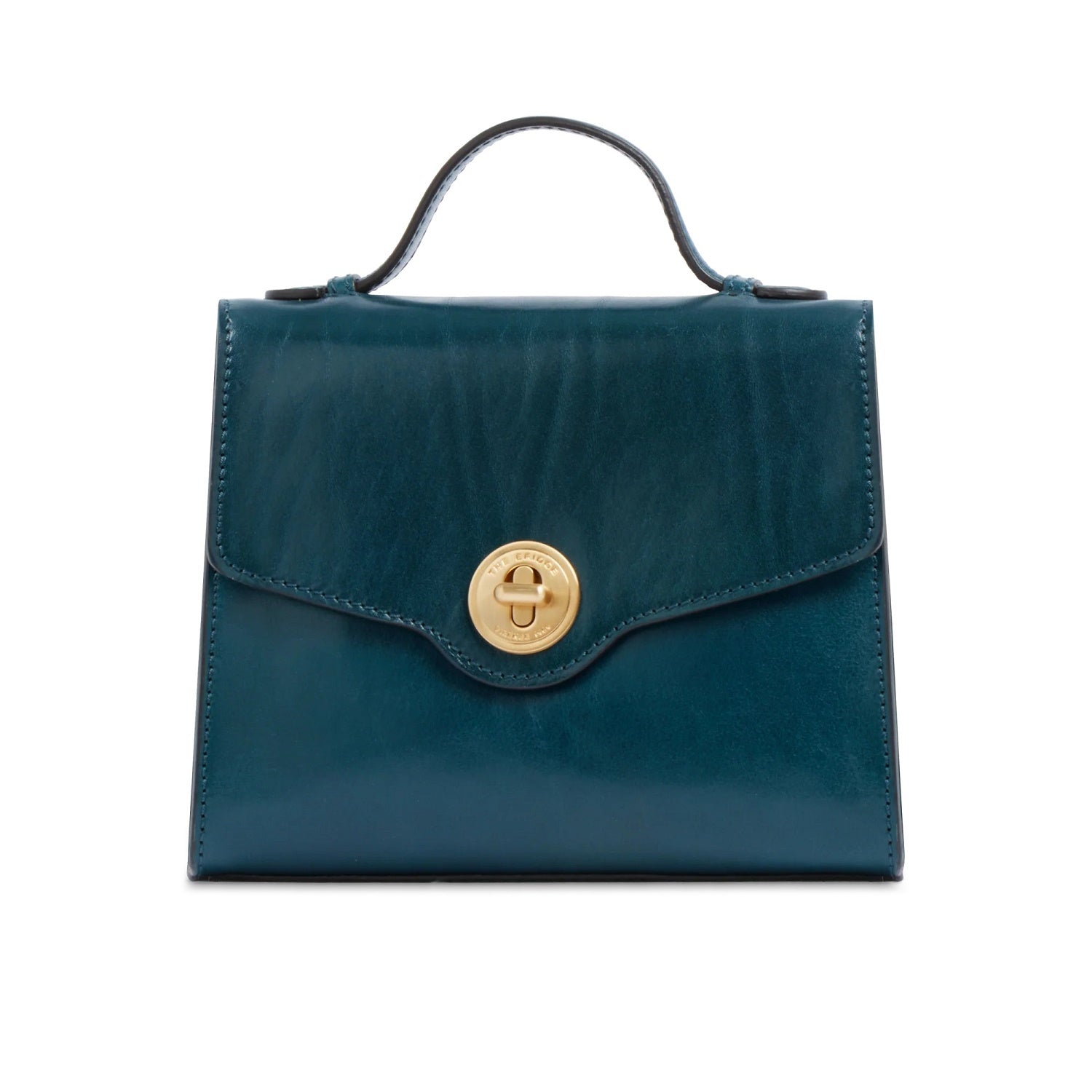 Leather Shoulder Bag with Minimal Design