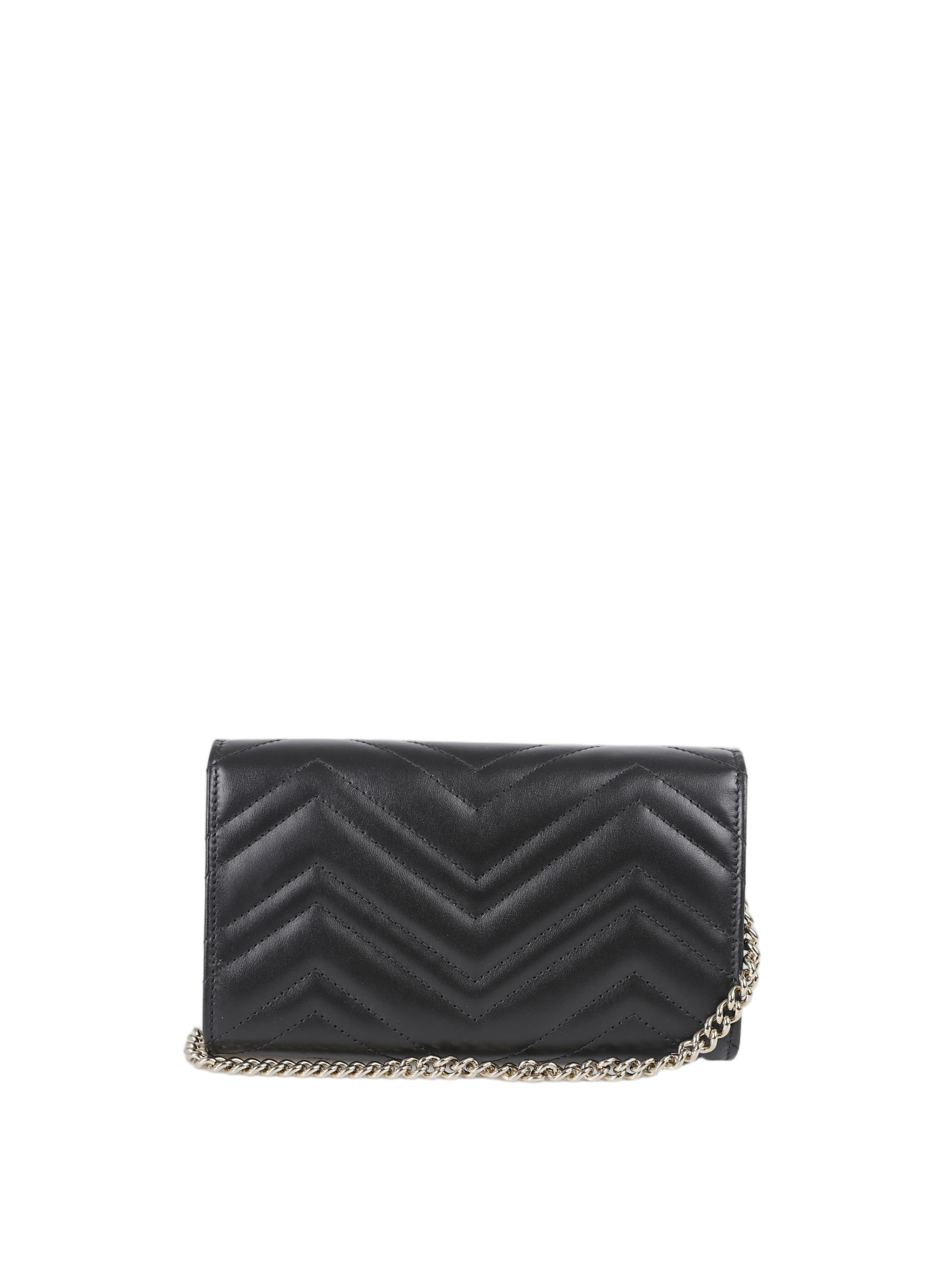 Chevron-Pattern Calf Leather Wallet