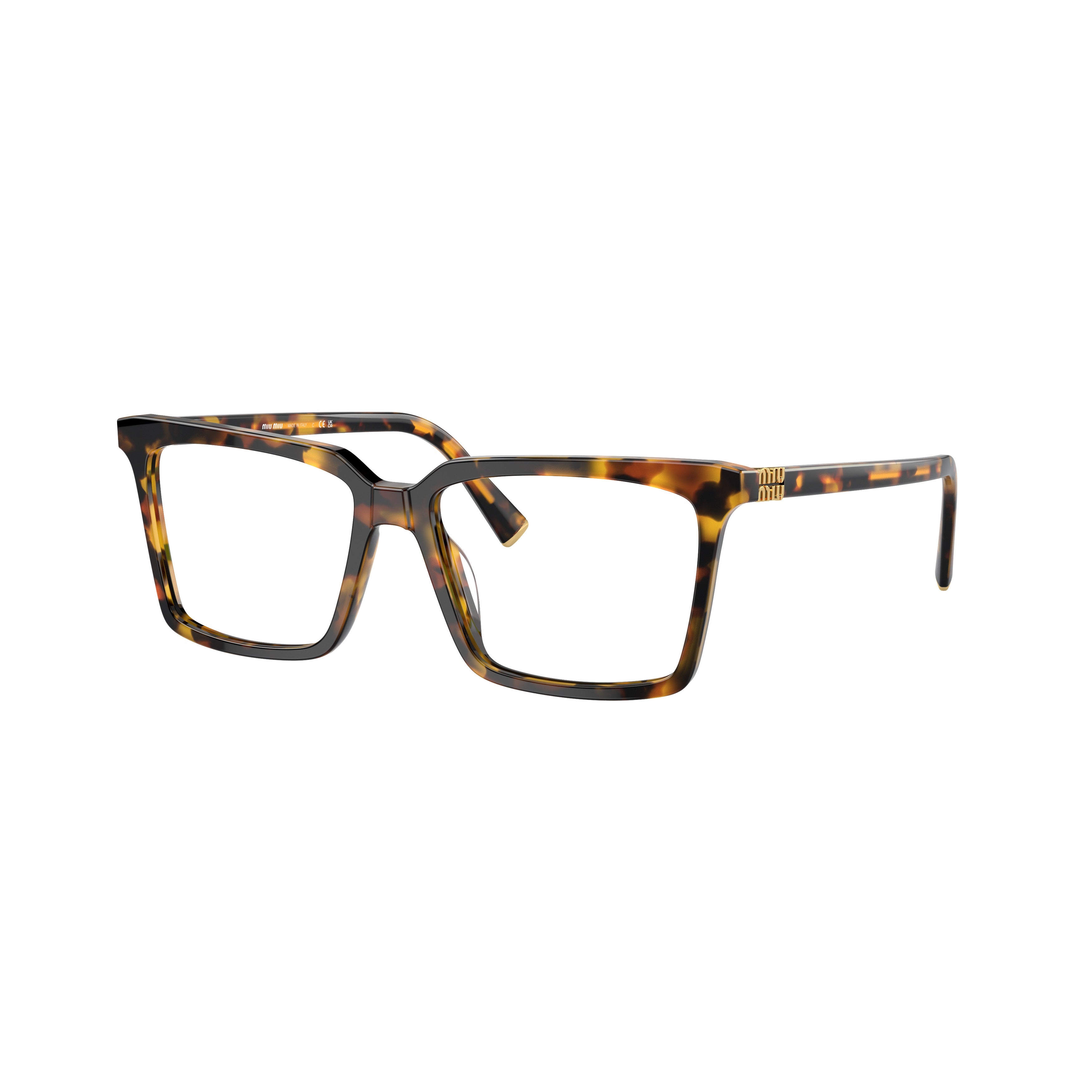 0mu 08xv Oversized Tortoiseshell Acetate Eyeglasses