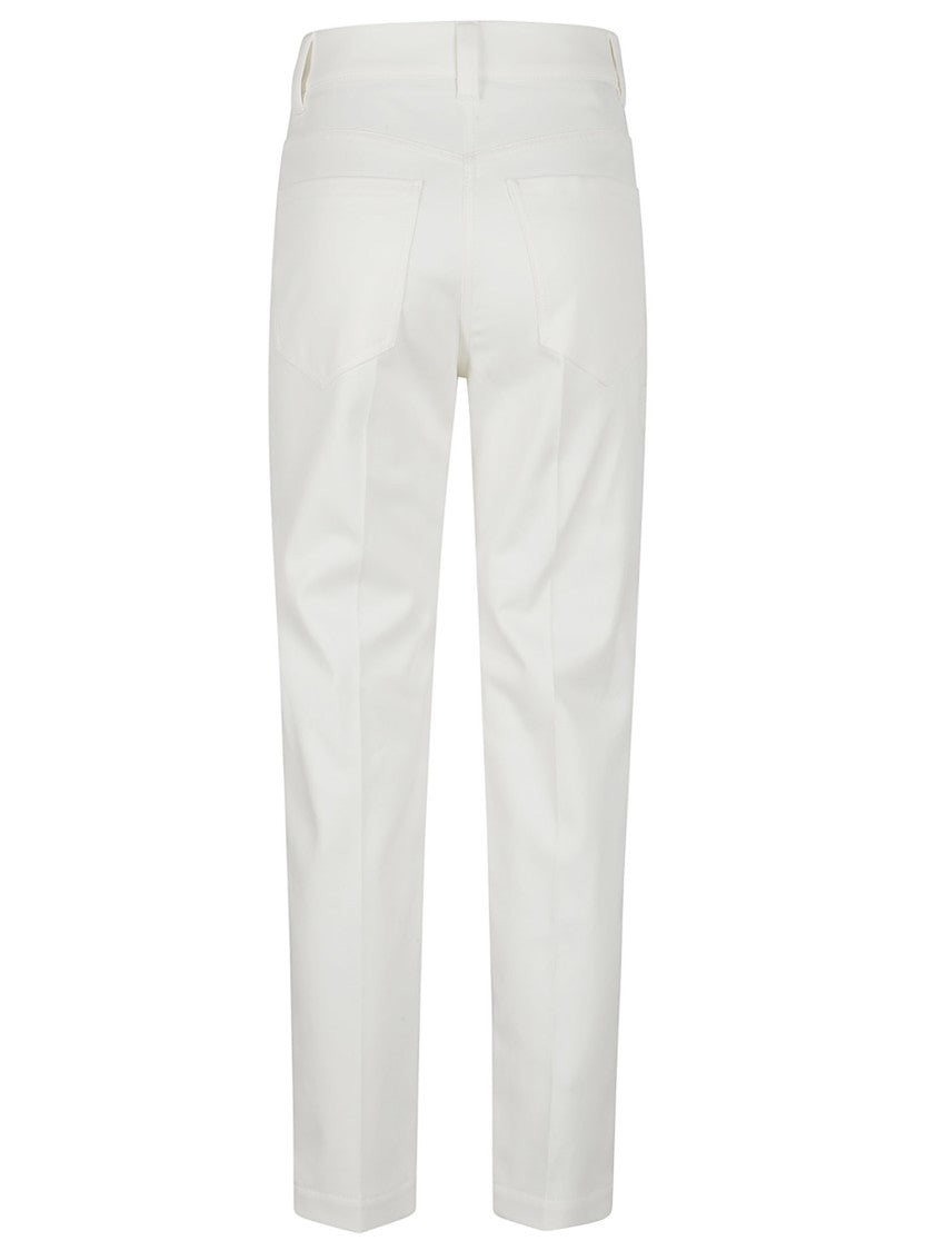 Tailored Beige Trousers With Minimalist Design