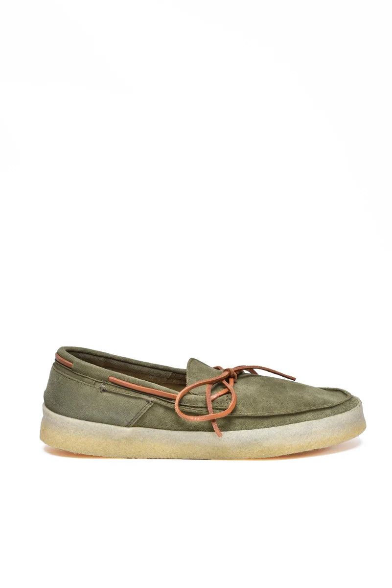 Suede Loafer - Green