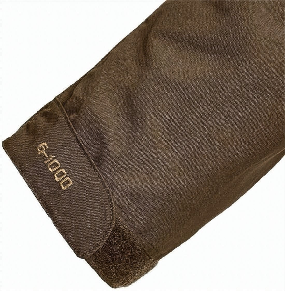 G-1000 Fabric Brown Jacket With Adjustable Features And Functional Design