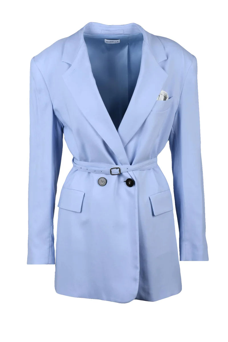 Double-Breasted Jacket - Light Blue