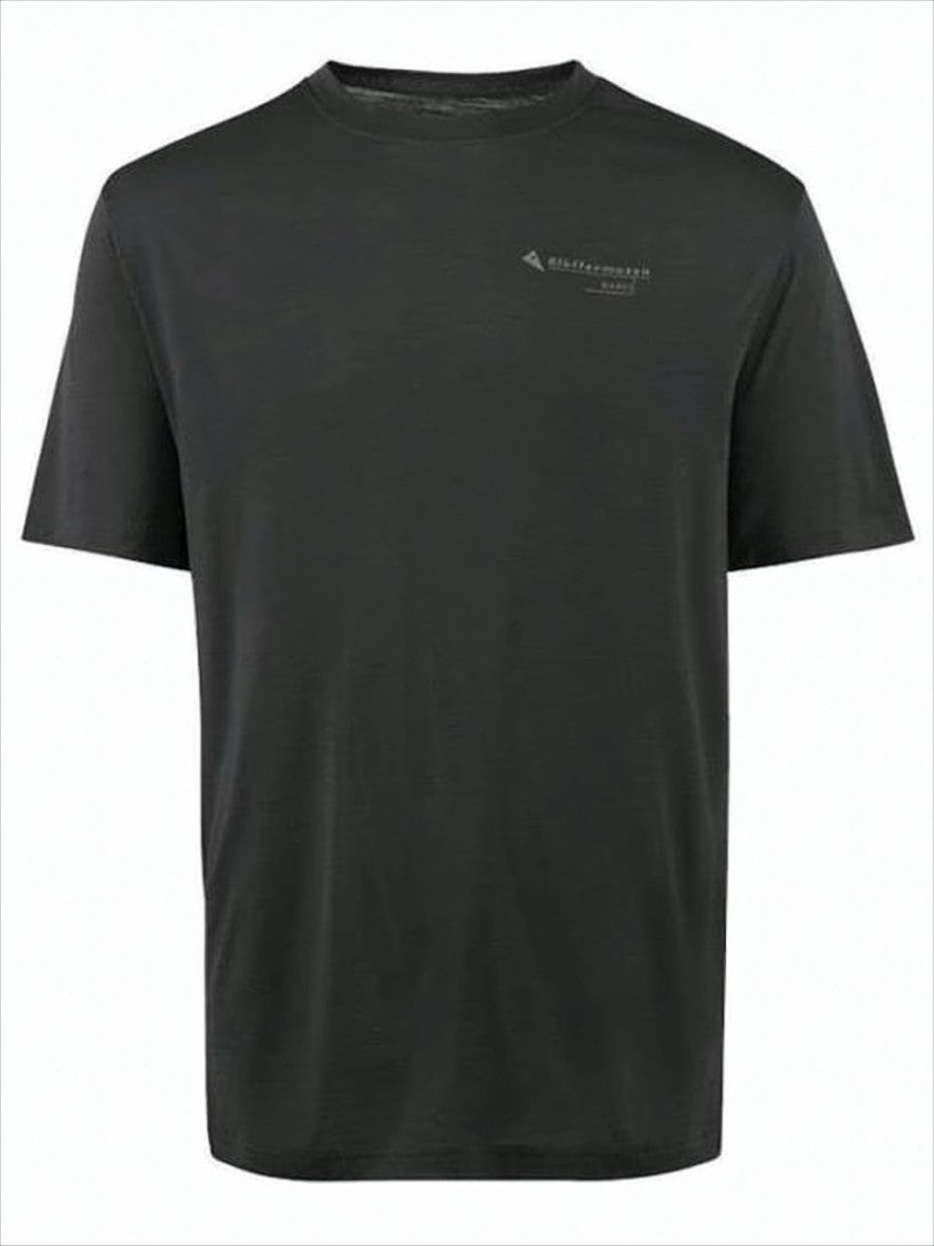 Relaxed-Fit Black T-Shirt with Subtle Branding
