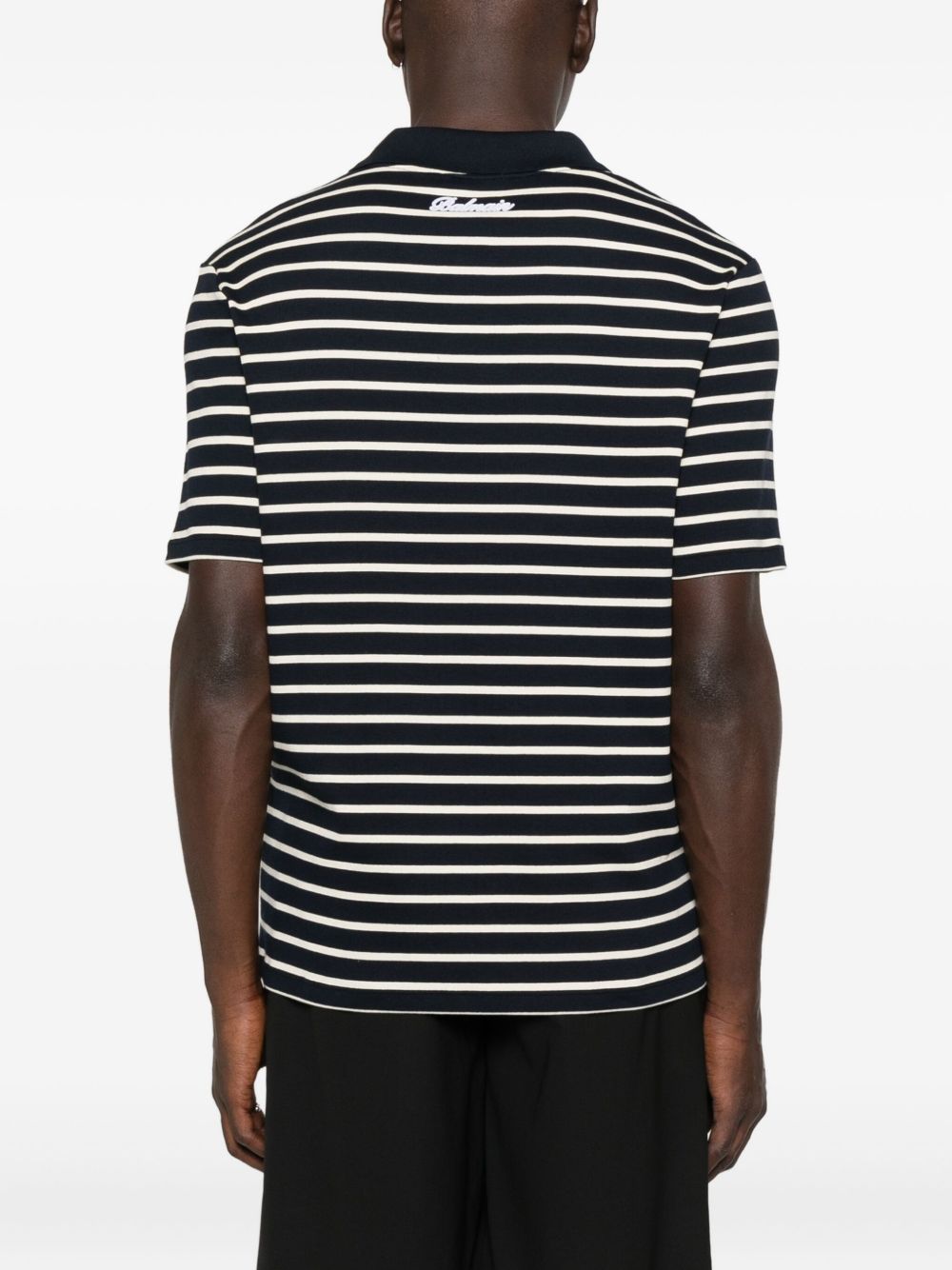 Striped Black Polo Shirt