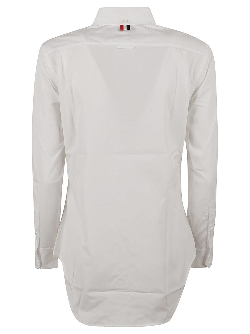 White Cotton Poplin Shirt