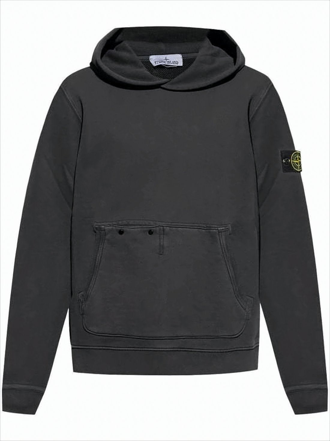Relaxed Fit Black Hoodie