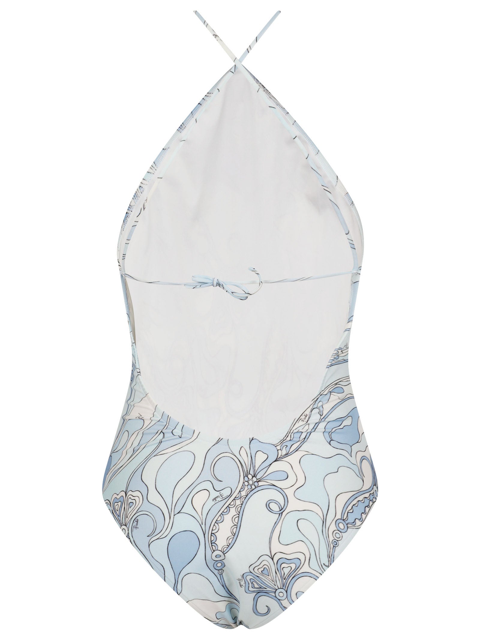 Orchid Print One-Piece Swimsuit