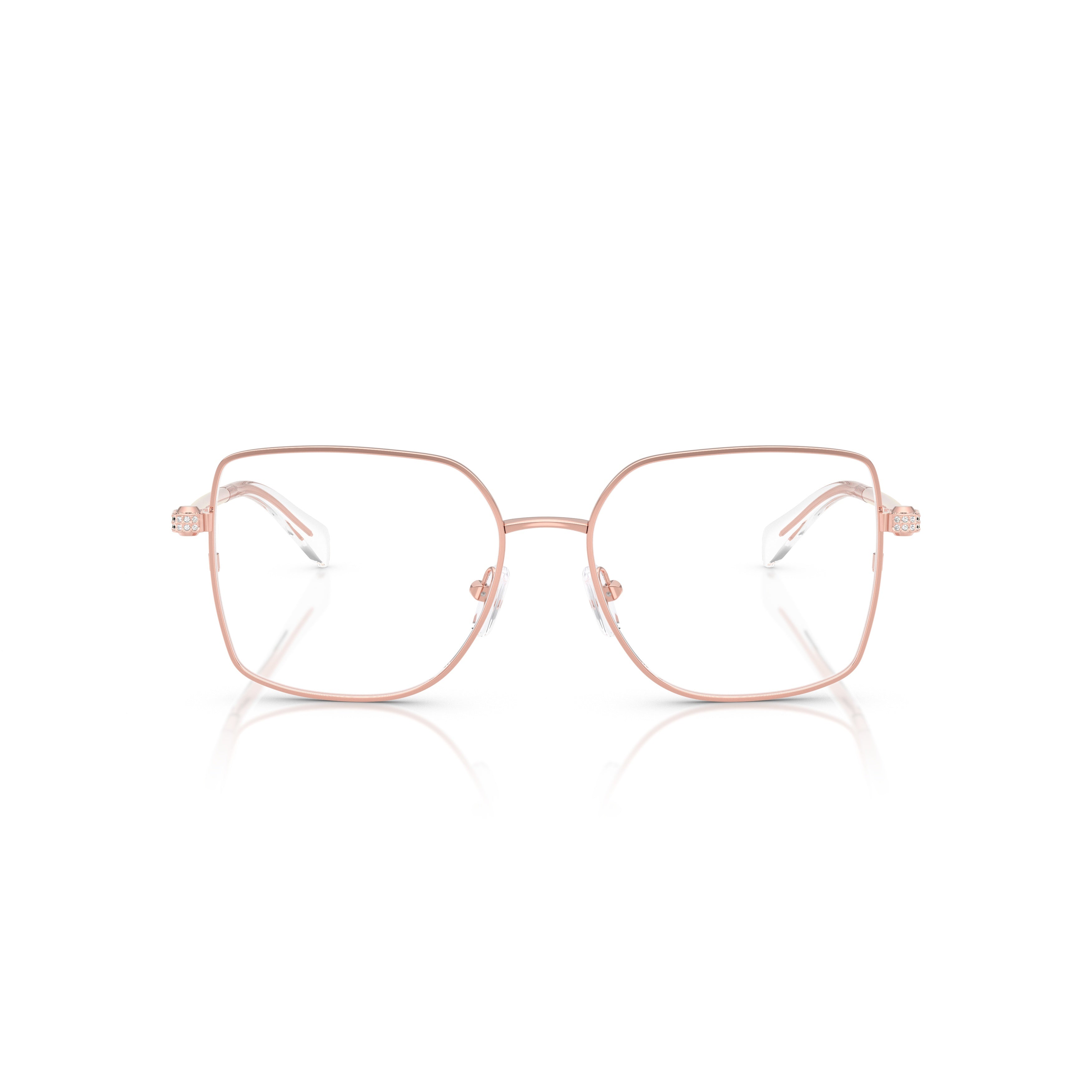 0mk3091b Delicate Rose Gold Metal Frame Eyeglasses with Adjustable Nose Pads
