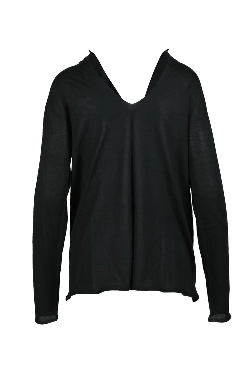 Cashmere Silk Sweater - Black