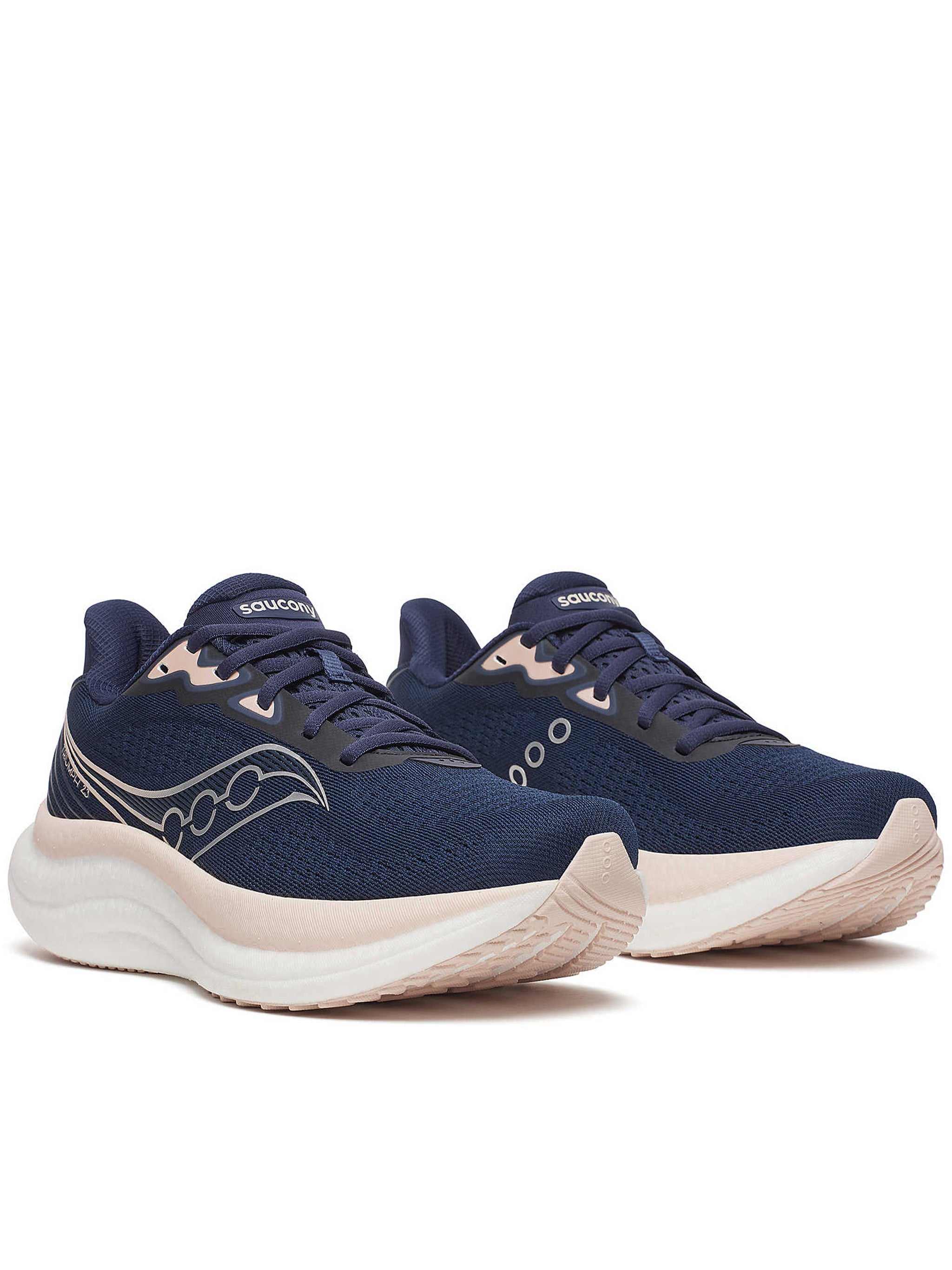 Streamlined Navy Athletic Sneakers with Cushioned Midsole