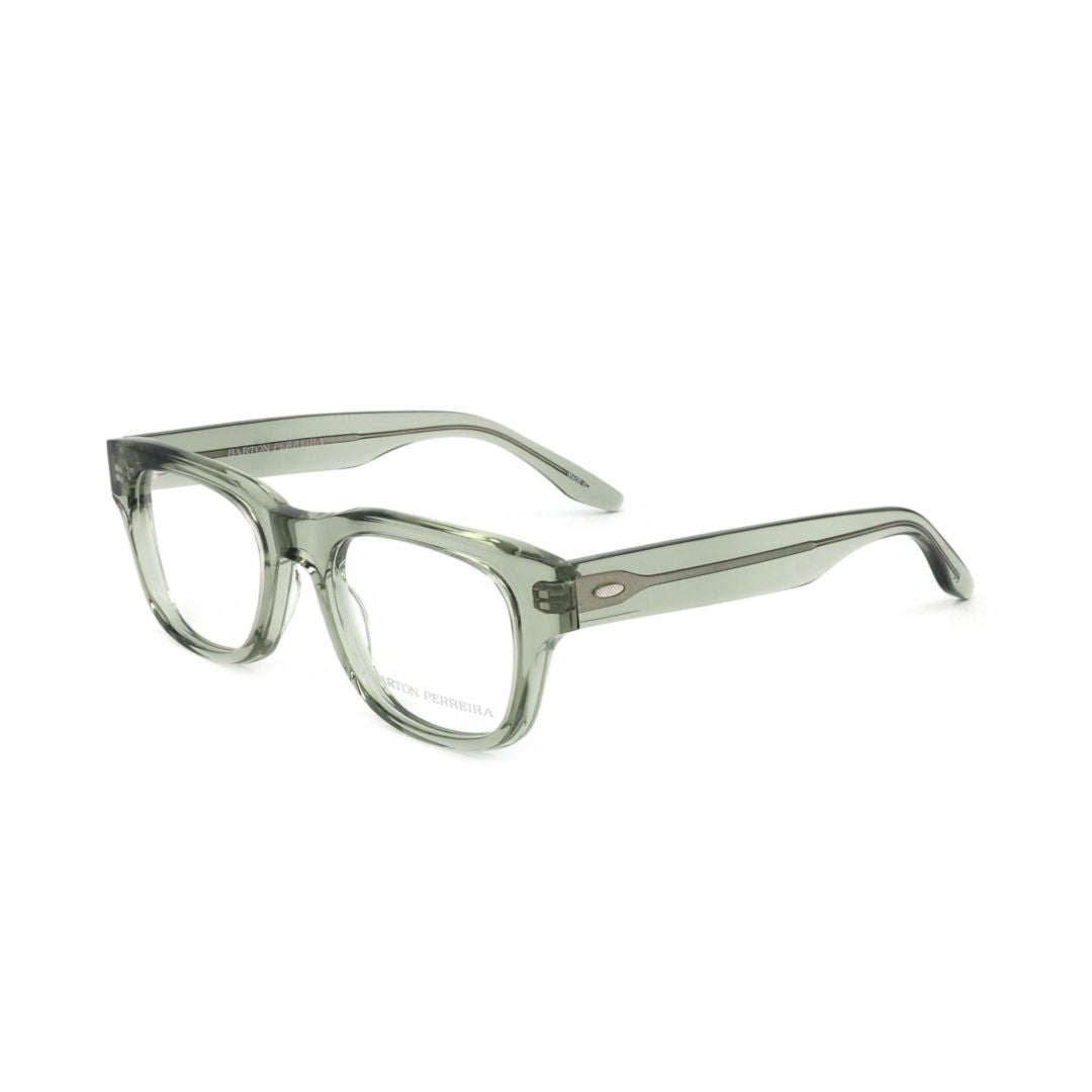 Bp5293 490ab Translucent Rectangular Eyeglasses with Thick Temples