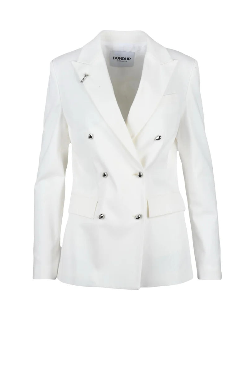 Double-breasted Jacket - White