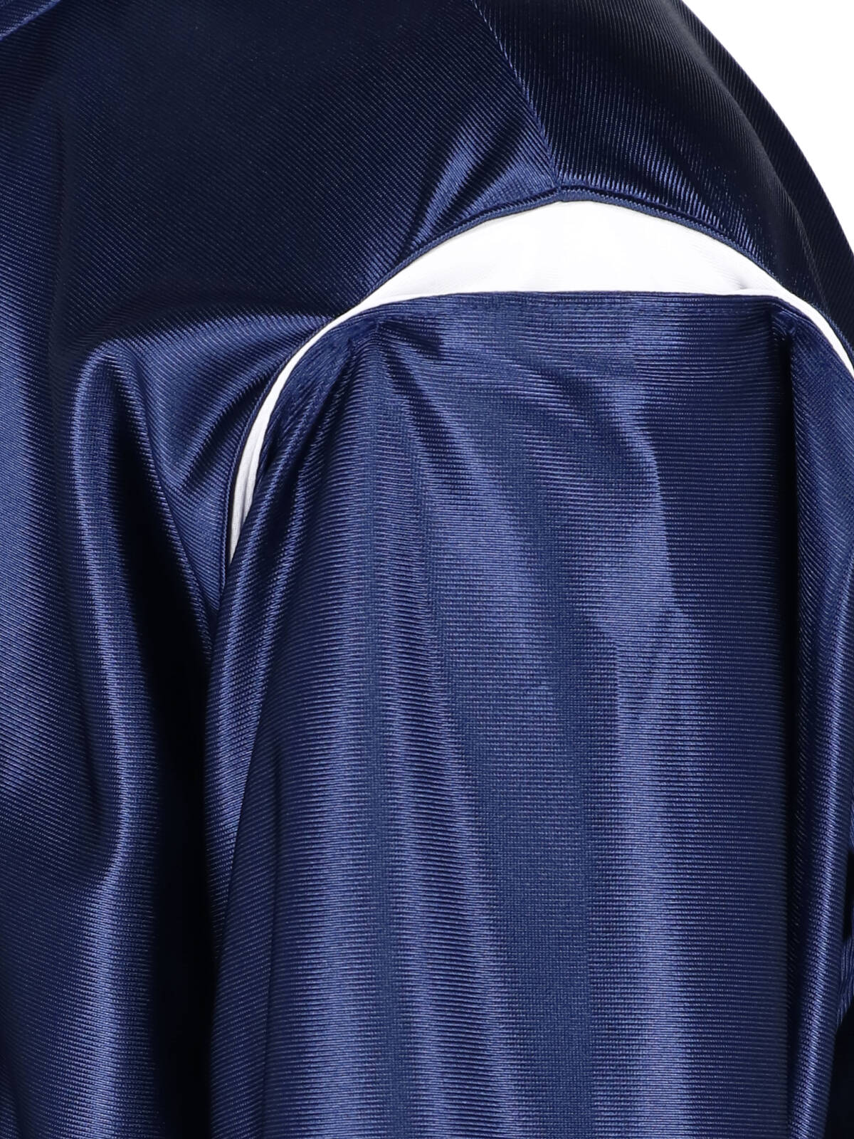 Navy High Collar Butterfly Track Jacket