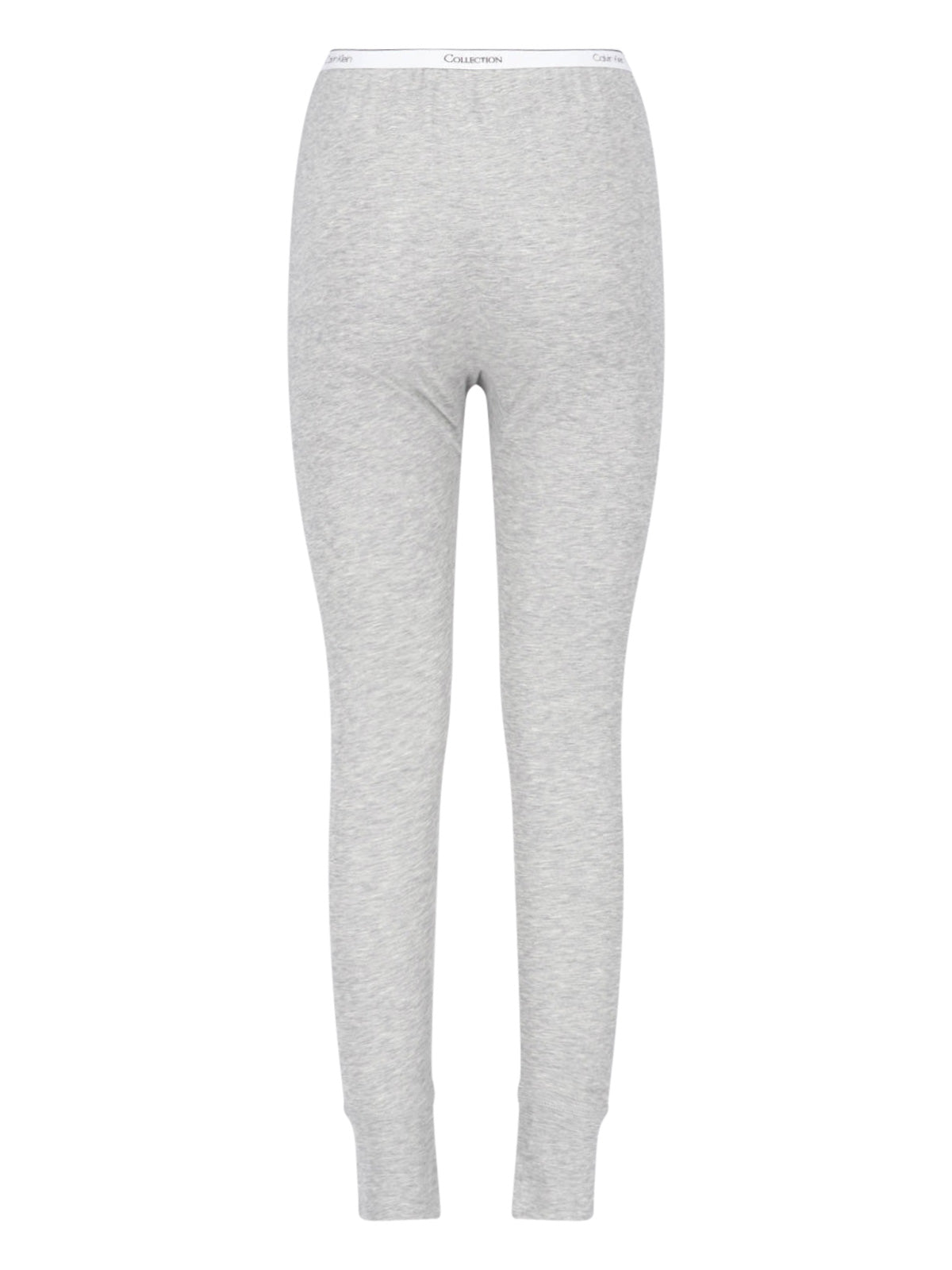 Grey Slim Tapered Elastic Waistband Trousers