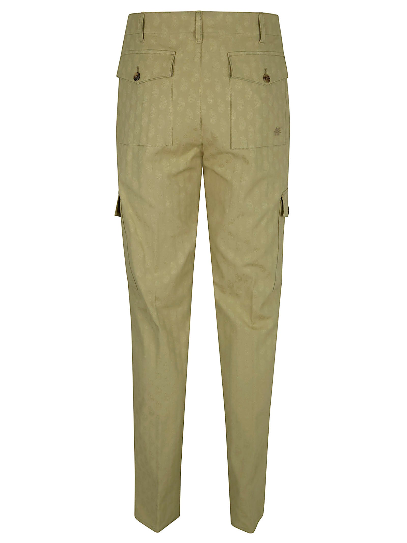 Rich Brown Comfortable Cotton Blend Trousers