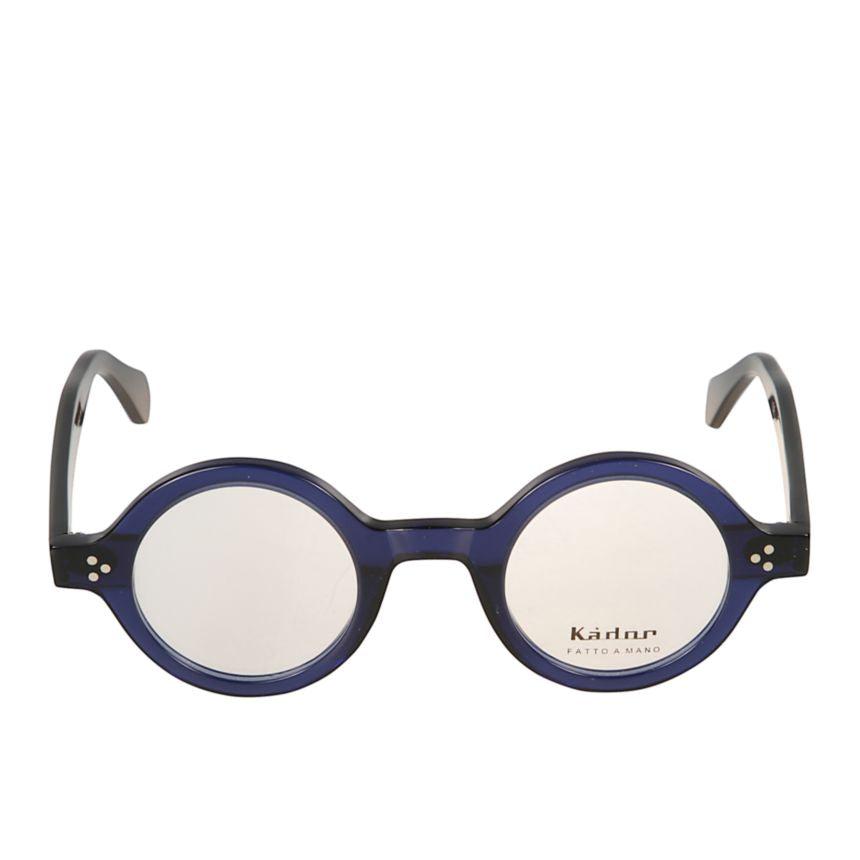 Arkistar Bold Round Frame Eyeglasses with Glossy Finish